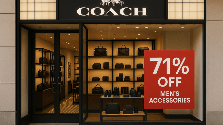 Coach Outlet’s Memorial Day Sale Offers Up to 71% Off Men’s Accessories