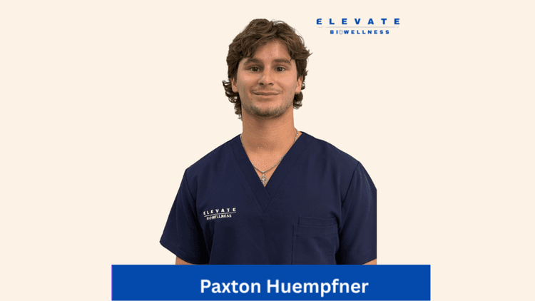 Paxton Huempfner, founder of Elevate BioWellness, offering holistic, personalized wellness services in Spring, Texas.